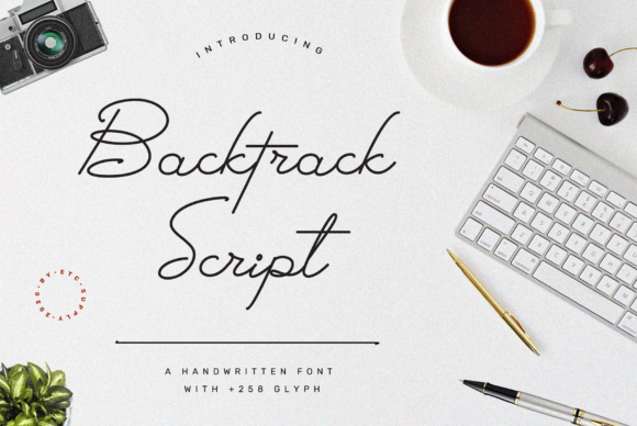 Backtrack Script: The Handwritten Font for Modern Designers