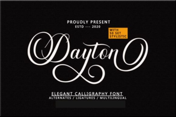 Dayton Script: Where Elegance Meets Handwritten Charm