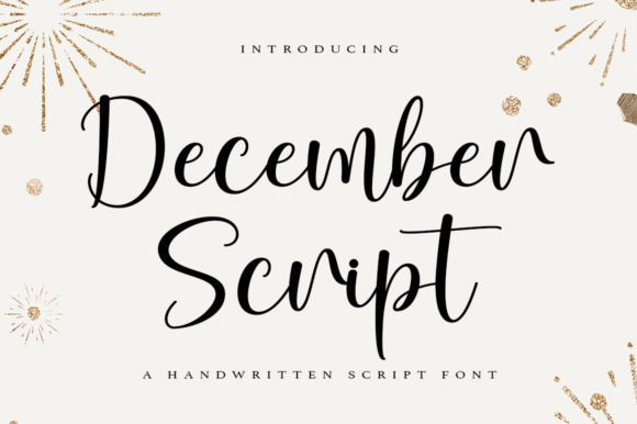 December Script: A Sweet and Delicate Handwritten Font for Your Designs