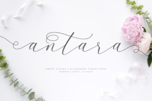 Discover Antara Script: A Font with Elegant Curves and Swashes