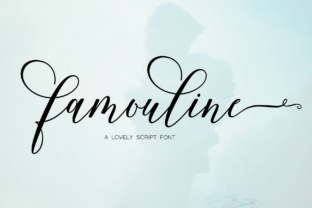 Famouline Script: A Typographic Harmony for Your Creative Projects