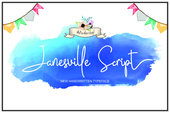 Janesville Script: A Handwritten Font with Timeless Charm