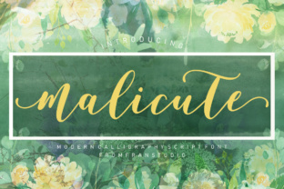 Malicute Script: The Elegant Calligraphy Font for Modern Designs