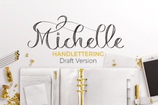 Michelle Script: A Hand Lettering Typeface for Authentic Design
