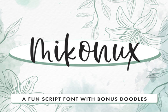 Mikonux: Where Handwritten Charm Meets Playful Doodles