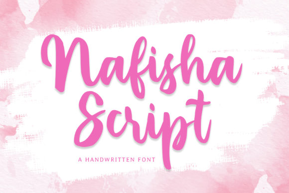 Nafisha Script: A Flowing Font with Timeless Elegance