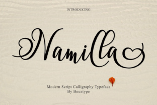 Namilla Script Duo: A Handmade Touch for Modern Design