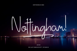 Nottingham Script: The Handwritten Font for Authentic Design