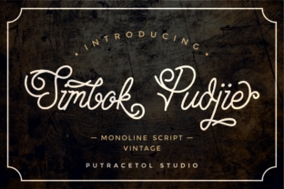Simbok Pudjie Script: Vintage Charm for Modern Brands