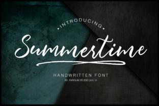 Summertime Script: A Handwritten Font for Authentic Branding