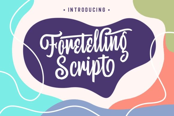 The Flowing Grace of Foretelling Script: A Font for Storytellers