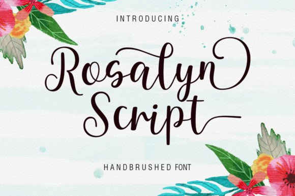 The Sweet, Cursive Charm of Rosalyn Script for Your Designs