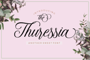 Thuressia Script: A Modern Calligraphy for Creative Projects